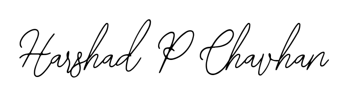 The best way (Bearetta-2O07w) to make a short signature is to pick only two or three words in your name. For converting this name Harshad P Chavhan. Harshad P Chavhan signature style 12 images and pictures png
