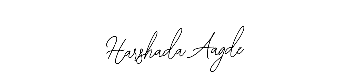 Design your own signature with our free online signature maker. With this signature software, you can create a handwritten (Bearetta-2O07w) signature for name Harshada Aagde. Harshada Aagde signature style 12 images and pictures png