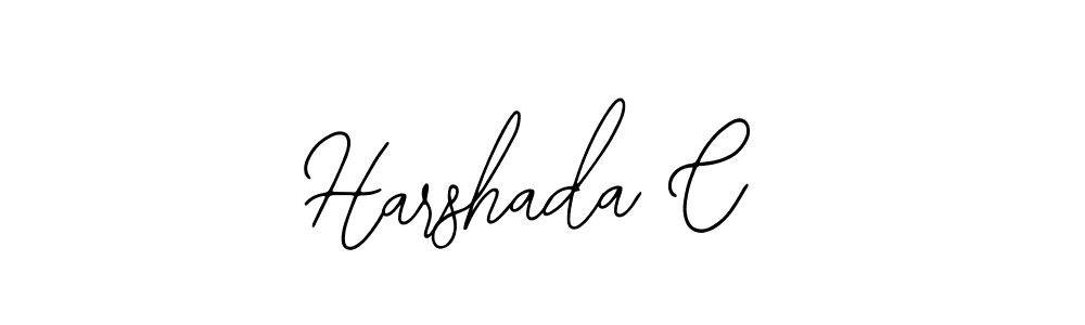 Also You can easily find your signature by using the search form. We will create Harshada C name handwritten signature images for you free of cost using Bearetta-2O07w sign style. Harshada C signature style 12 images and pictures png