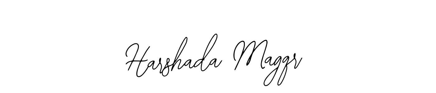 Make a beautiful signature design for name Harshada Magqr. Use this online signature maker to create a handwritten signature for free. Harshada Magqr signature style 12 images and pictures png