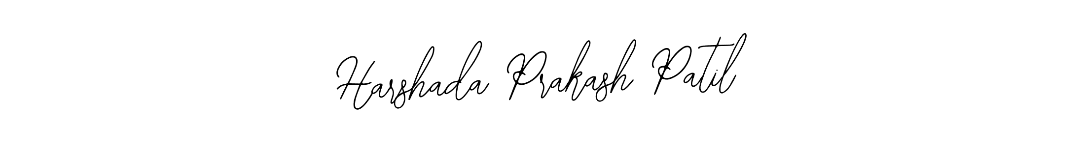 Use a signature maker to create a handwritten signature online. With this signature software, you can design (Bearetta-2O07w) your own signature for name Harshada Prakash Patil. Harshada Prakash Patil signature style 12 images and pictures png