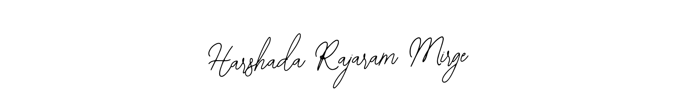 Make a beautiful signature design for name Harshada Rajaram Mirge. Use this online signature maker to create a handwritten signature for free. Harshada Rajaram Mirge signature style 12 images and pictures png