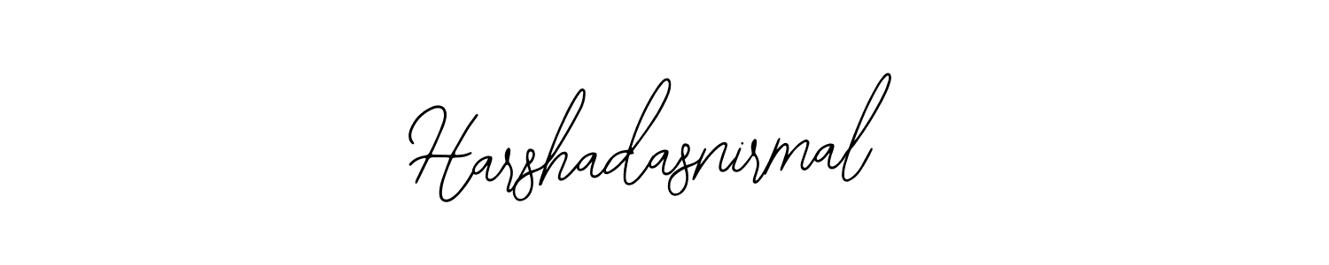 Harshadasnirmal stylish signature style. Best Handwritten Sign (Bearetta-2O07w) for my name. Handwritten Signature Collection Ideas for my name Harshadasnirmal. Harshadasnirmal signature style 12 images and pictures png