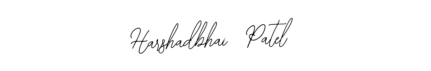 How to Draw Harshadbhai  Patel signature style? Bearetta-2O07w is a latest design signature styles for name Harshadbhai  Patel. Harshadbhai  Patel signature style 12 images and pictures png