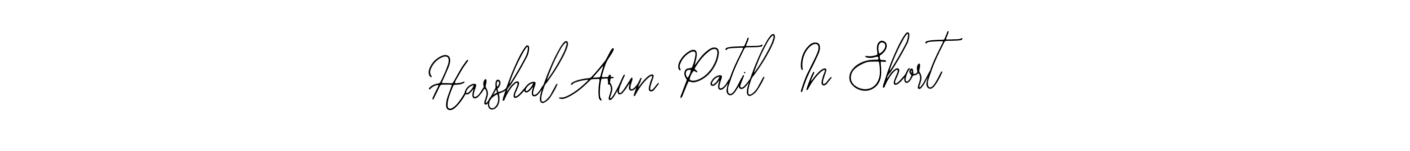 Create a beautiful signature design for name Harshal Arun Patil  In Short. With this signature (Bearetta-2O07w) fonts, you can make a handwritten signature for free. Harshal Arun Patil  In Short signature style 12 images and pictures png