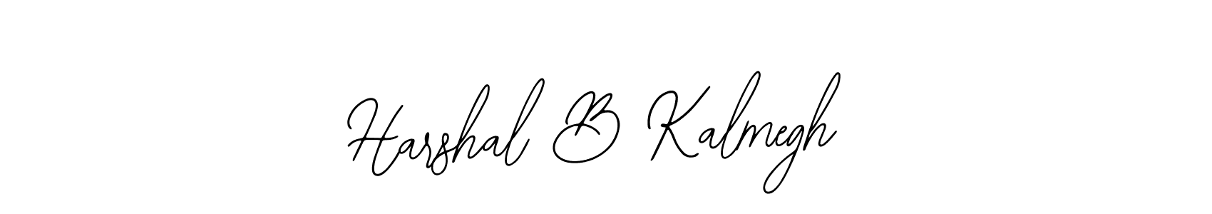 Make a beautiful signature design for name Harshal B Kalmegh. With this signature (Bearetta-2O07w) style, you can create a handwritten signature for free. Harshal B Kalmegh signature style 12 images and pictures png