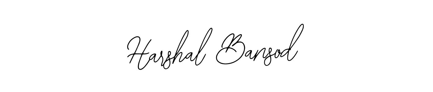 Harshal Bansod stylish signature style. Best Handwritten Sign (Bearetta-2O07w) for my name. Handwritten Signature Collection Ideas for my name Harshal Bansod. Harshal Bansod signature style 12 images and pictures png