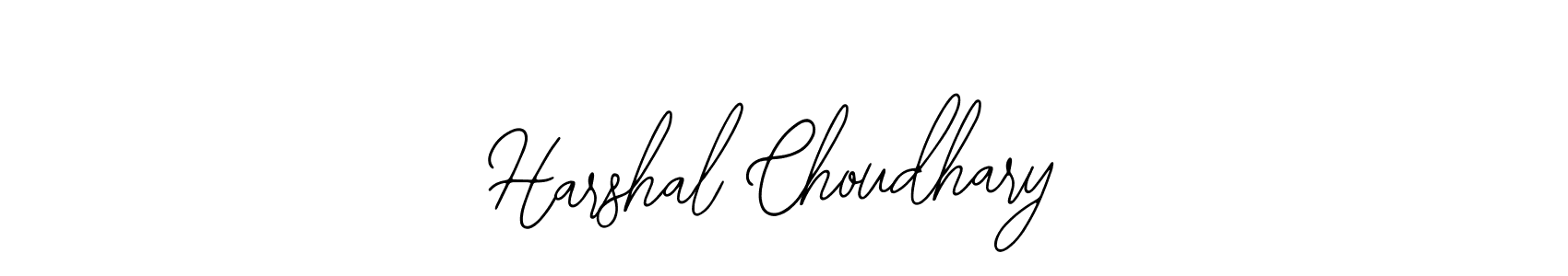 Also You can easily find your signature by using the search form. We will create Harshal Choudhary name handwritten signature images for you free of cost using Bearetta-2O07w sign style. Harshal Choudhary signature style 12 images and pictures png