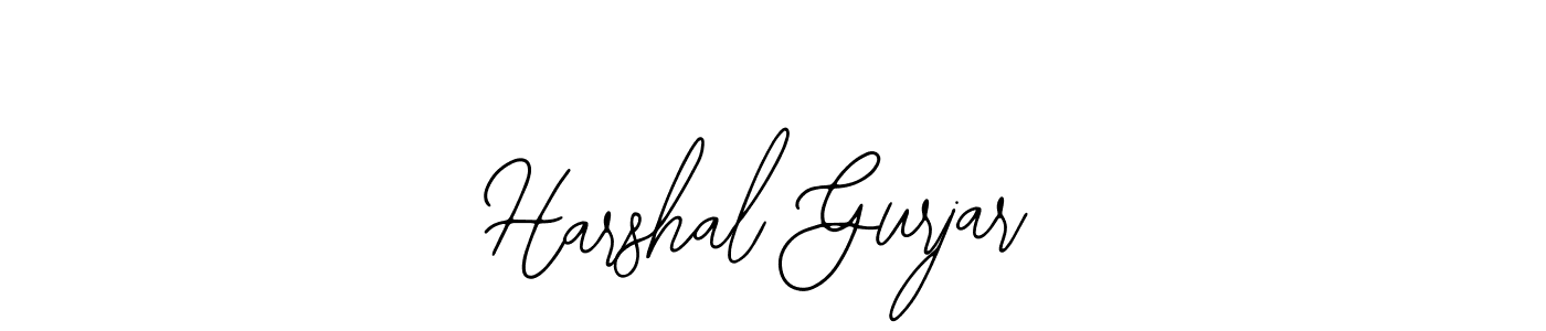 Also You can easily find your signature by using the search form. We will create Harshal Gurjar name handwritten signature images for you free of cost using Bearetta-2O07w sign style. Harshal Gurjar signature style 12 images and pictures png