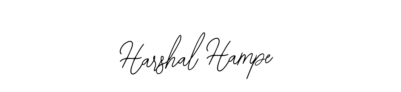 Create a beautiful signature design for name Harshal Hampe. With this signature (Bearetta-2O07w) fonts, you can make a handwritten signature for free. Harshal Hampe signature style 12 images and pictures png