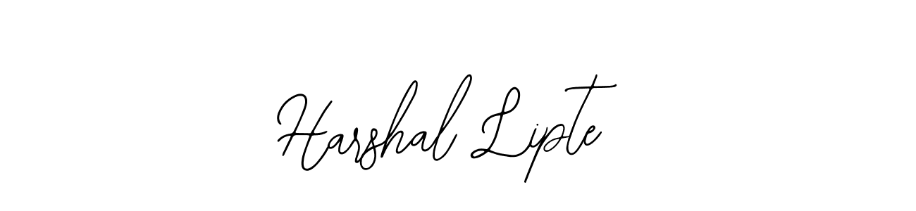 Make a beautiful signature design for name Harshal Lipte. Use this online signature maker to create a handwritten signature for free. Harshal Lipte signature style 12 images and pictures png