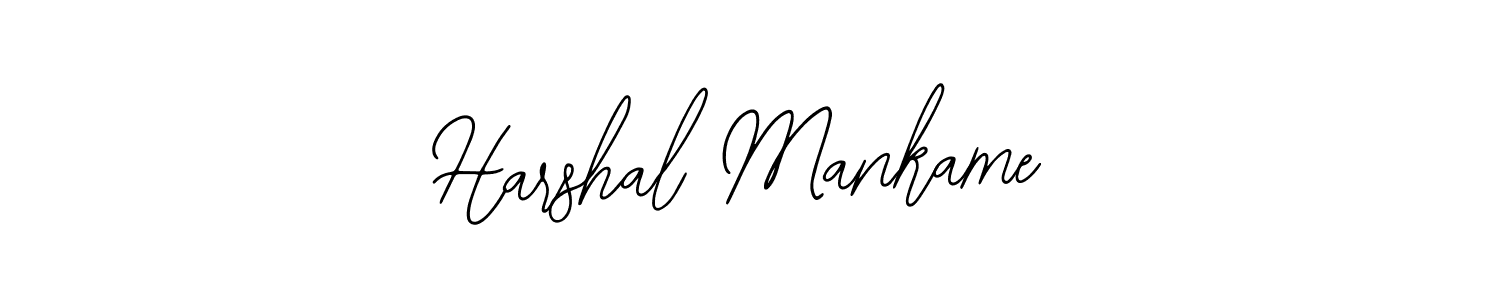 Use a signature maker to create a handwritten signature online. With this signature software, you can design (Bearetta-2O07w) your own signature for name Harshal Mankame. Harshal Mankame signature style 12 images and pictures png