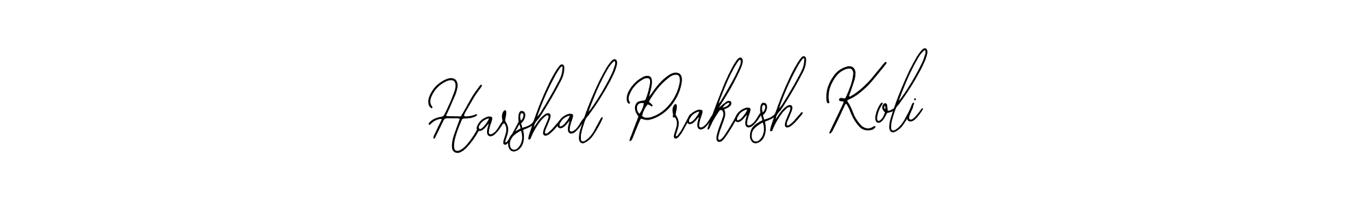 Create a beautiful signature design for name Harshal Prakash Koli. With this signature (Bearetta-2O07w) fonts, you can make a handwritten signature for free. Harshal Prakash Koli signature style 12 images and pictures png