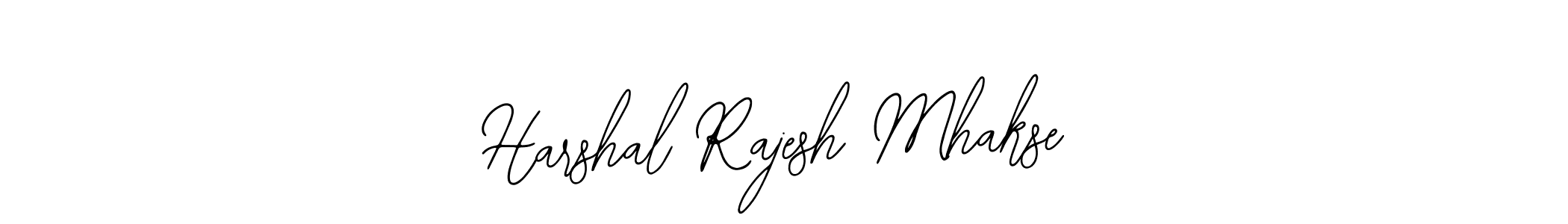 The best way (Bearetta-2O07w) to make a short signature is to pick only two or three words in your name. The name Harshal Rajesh Mhakse include a total of six letters. For converting this name. Harshal Rajesh Mhakse signature style 12 images and pictures png