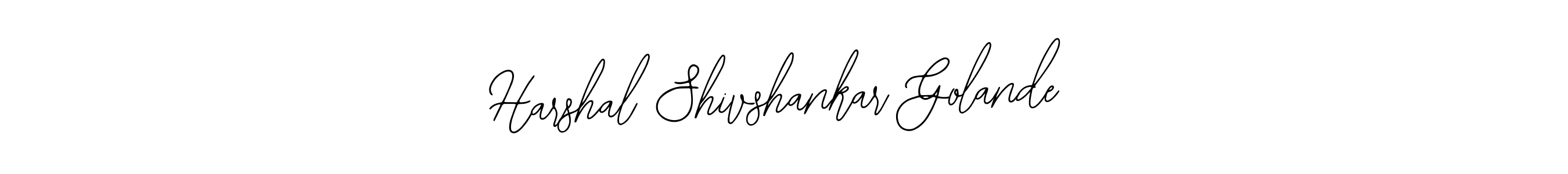 Make a beautiful signature design for name Harshal Shivshankar Golande. Use this online signature maker to create a handwritten signature for free. Harshal Shivshankar Golande signature style 12 images and pictures png