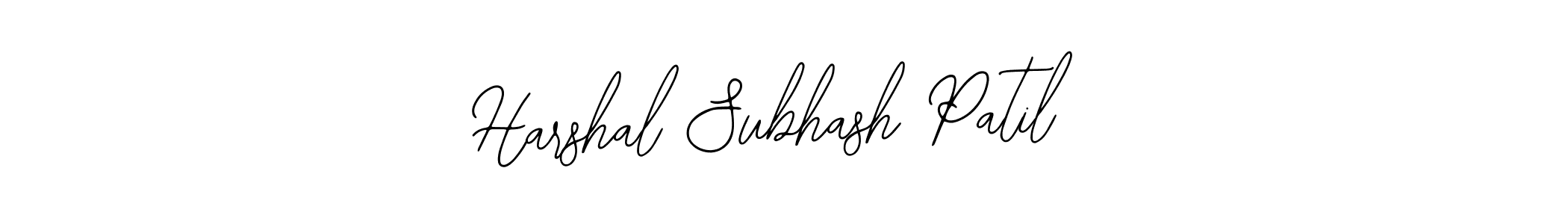 This is the best signature style for the Harshal Subhash Patil name. Also you like these signature font (Bearetta-2O07w). Mix name signature. Harshal Subhash Patil signature style 12 images and pictures png