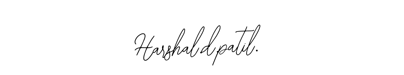 if you are searching for the best signature style for your name Harshal.d.patil.. so please give up your signature search. here we have designed multiple signature styles  using Bearetta-2O07w. Harshal.d.patil. signature style 12 images and pictures png