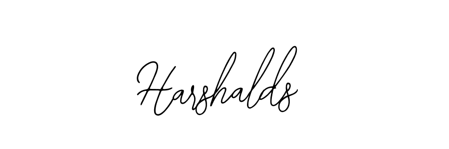 if you are searching for the best signature style for your name Harshalds. so please give up your signature search. here we have designed multiple signature styles  using Bearetta-2O07w. Harshalds signature style 12 images and pictures png