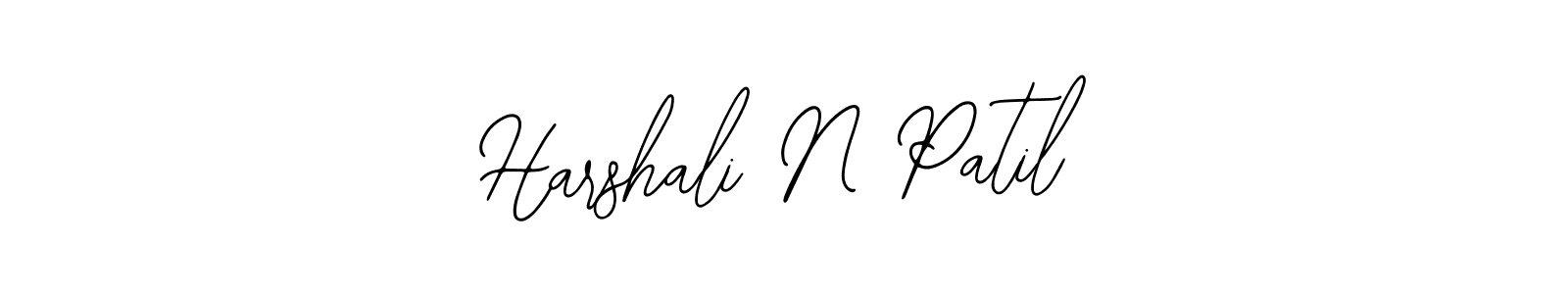 Bearetta-2O07w is a professional signature style that is perfect for those who want to add a touch of class to their signature. It is also a great choice for those who want to make their signature more unique. Get Harshali N Patil name to fancy signature for free. Harshali N Patil signature style 12 images and pictures png