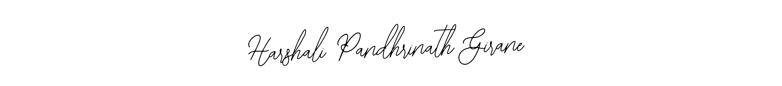 Harshali Pandhrinath Girane stylish signature style. Best Handwritten Sign (Bearetta-2O07w) for my name. Handwritten Signature Collection Ideas for my name Harshali Pandhrinath Girane. Harshali Pandhrinath Girane signature style 12 images and pictures png