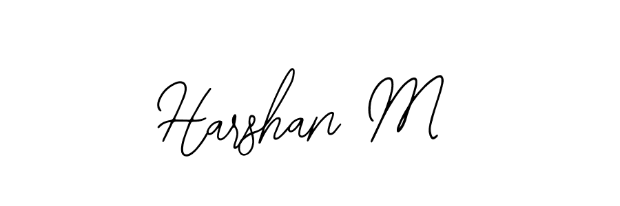 You can use this online signature creator to create a handwritten signature for the name Harshan M. This is the best online autograph maker. Harshan M signature style 12 images and pictures png