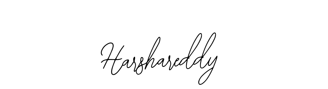 How to make Harshareddy name signature. Use Bearetta-2O07w style for creating short signs online. This is the latest handwritten sign. Harshareddy signature style 12 images and pictures png