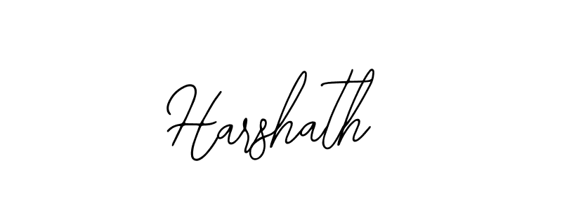 How to make Harshath signature? Bearetta-2O07w is a professional autograph style. Create handwritten signature for Harshath name. Harshath signature style 12 images and pictures png