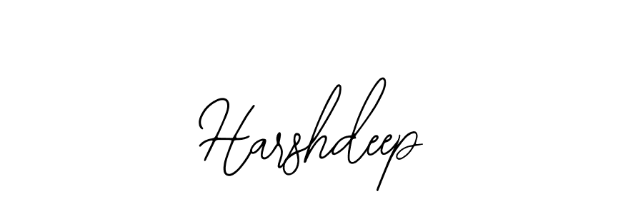 Also we have Harshdeep name is the best signature style. Create professional handwritten signature collection using Bearetta-2O07w autograph style. Harshdeep signature style 12 images and pictures png