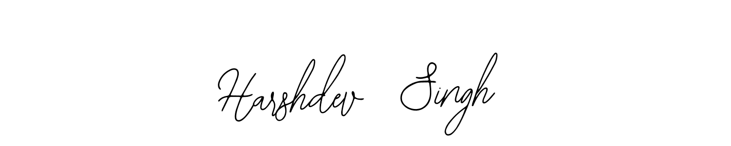 Make a beautiful signature design for name Harshdev  Singh. Use this online signature maker to create a handwritten signature for free. Harshdev  Singh signature style 12 images and pictures png