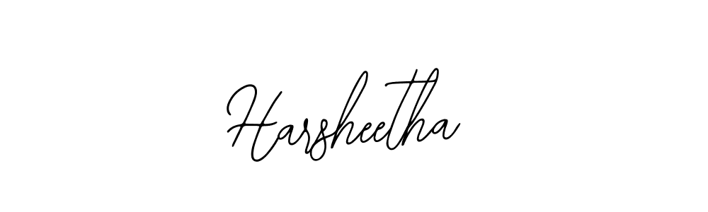 How to make Harsheetha name signature. Use Bearetta-2O07w style for creating short signs online. This is the latest handwritten sign. Harsheetha signature style 12 images and pictures png