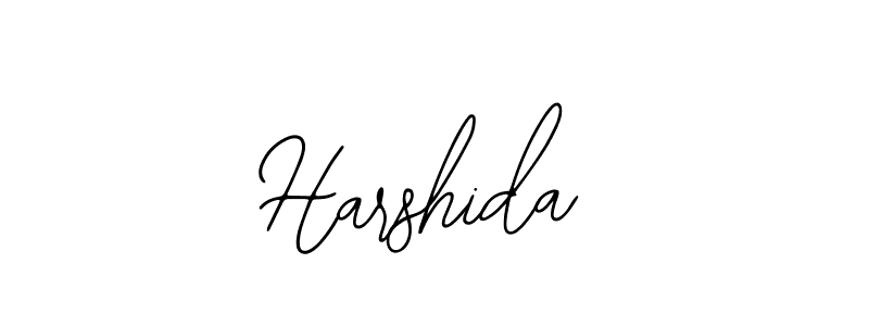 Make a beautiful signature design for name Harshida. With this signature (Bearetta-2O07w) style, you can create a handwritten signature for free. Harshida signature style 12 images and pictures png