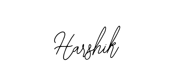 You should practise on your own different ways (Bearetta-2O07w) to write your name (Harshik) in signature. don't let someone else do it for you. Harshik signature style 12 images and pictures png