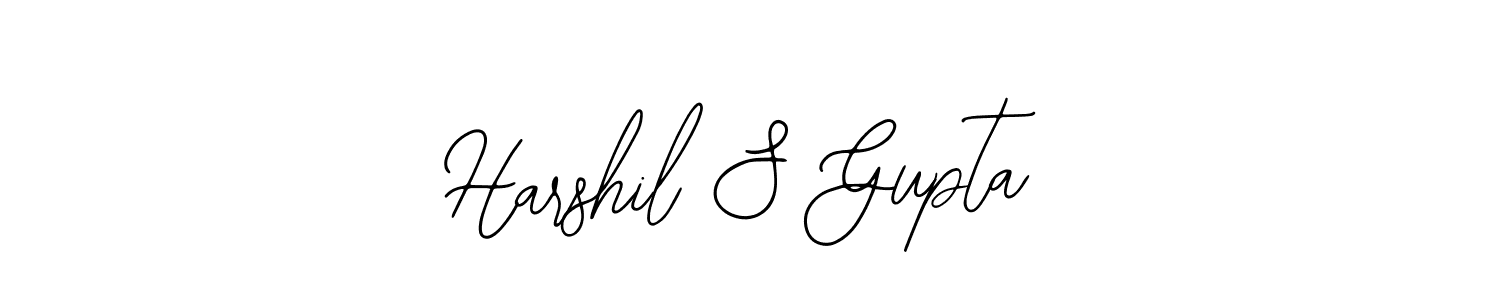 How to make Harshil S Gupta signature? Bearetta-2O07w is a professional autograph style. Create handwritten signature for Harshil S Gupta name. Harshil S Gupta signature style 12 images and pictures png