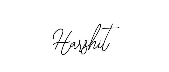 How to make Harshit name signature. Use Bearetta-2O07w style for creating short signs online. This is the latest handwritten sign. Harshit signature style 12 images and pictures png