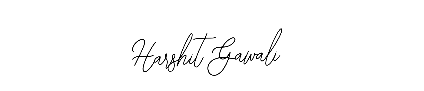 You should practise on your own different ways (Bearetta-2O07w) to write your name (Harshit Gawali) in signature. don't let someone else do it for you. Harshit Gawali signature style 12 images and pictures png