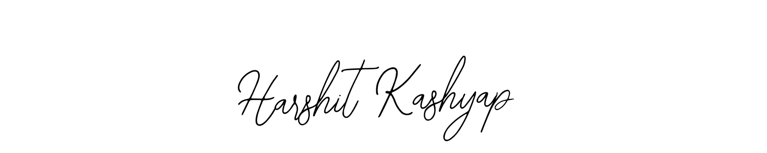 You should practise on your own different ways (Bearetta-2O07w) to write your name (Harshit Kashyap) in signature. don't let someone else do it for you. Harshit Kashyap signature style 12 images and pictures png