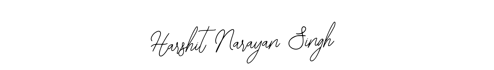 How to make Harshit Narayan Singh name signature. Use Bearetta-2O07w style for creating short signs online. This is the latest handwritten sign. Harshit Narayan Singh signature style 12 images and pictures png