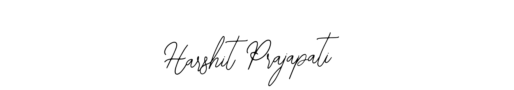 How to make Harshit Prajapati name signature. Use Bearetta-2O07w style for creating short signs online. This is the latest handwritten sign. Harshit Prajapati signature style 12 images and pictures png