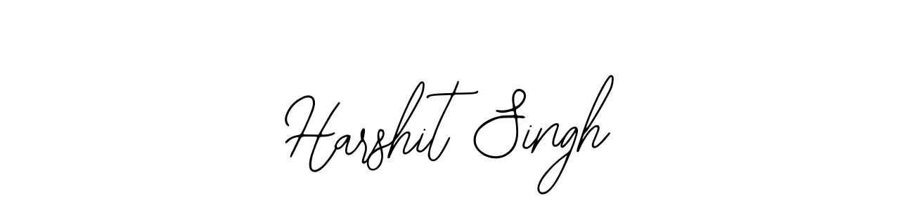 You should practise on your own different ways (Bearetta-2O07w) to write your name (Harshit Singh) in signature. don't let someone else do it for you. Harshit Singh signature style 12 images and pictures png