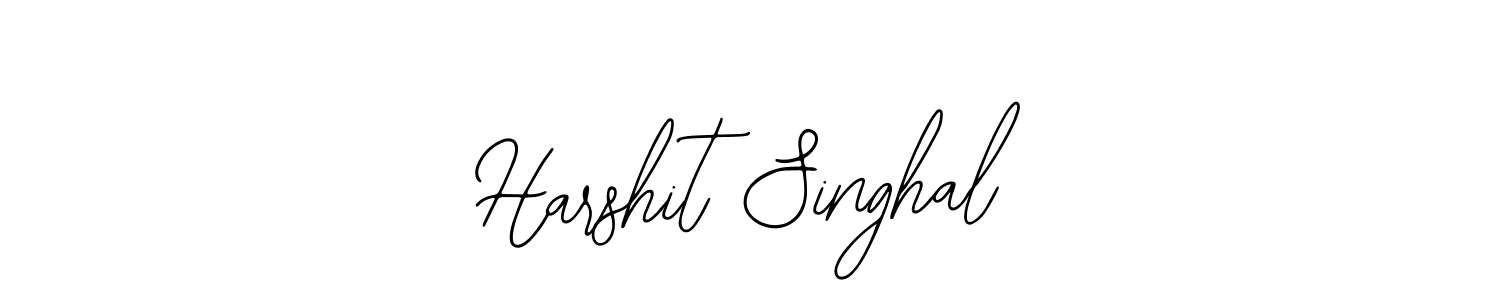 Bearetta-2O07w is a professional signature style that is perfect for those who want to add a touch of class to their signature. It is also a great choice for those who want to make their signature more unique. Get Harshit Singhal name to fancy signature for free. Harshit Singhal signature style 12 images and pictures png