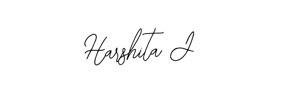 The best way (Bearetta-2O07w) to make a short signature is to pick only two or three words in your name. The name Harshita J include a total of six letters. For converting this name. Harshita J signature style 12 images and pictures png