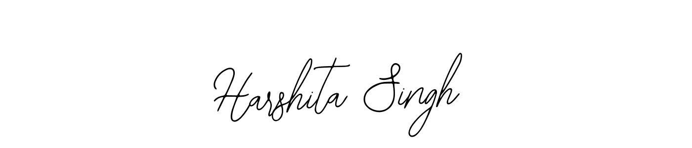 Use a signature maker to create a handwritten signature online. With this signature software, you can design (Bearetta-2O07w) your own signature for name Harshita Singh. Harshita Singh signature style 12 images and pictures png