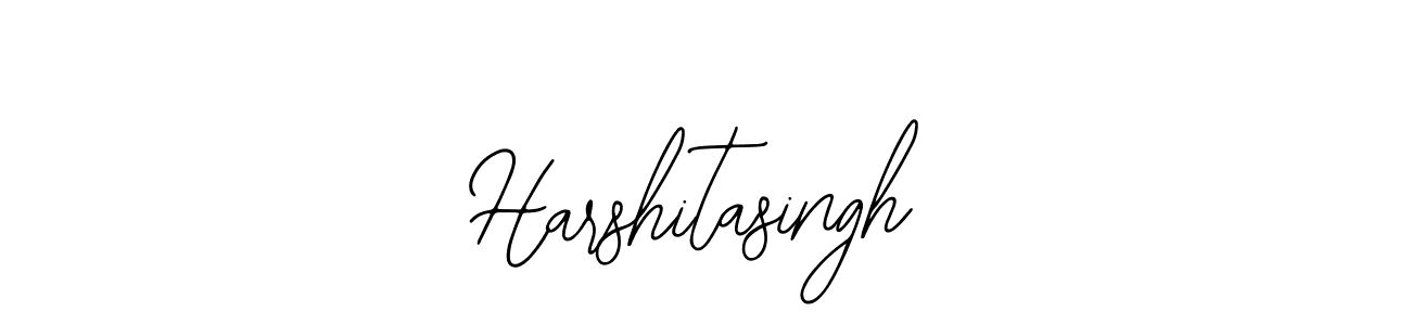 Similarly Bearetta-2O07w is the best handwritten signature design. Signature creator online .You can use it as an online autograph creator for name Harshitasingh. Harshitasingh signature style 12 images and pictures png