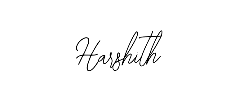How to make Harshith name signature. Use Bearetta-2O07w style for creating short signs online. This is the latest handwritten sign. Harshith signature style 12 images and pictures png