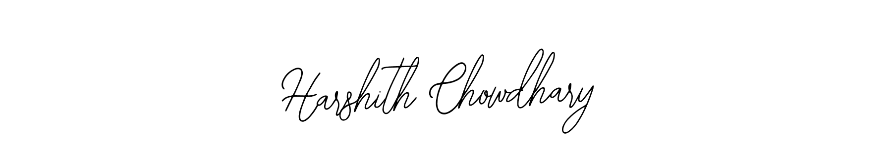 Design your own signature with our free online signature maker. With this signature software, you can create a handwritten (Bearetta-2O07w) signature for name Harshith Chowdhary. Harshith Chowdhary signature style 12 images and pictures png
