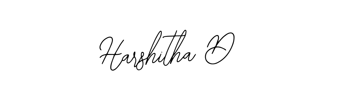 How to make Harshitha D signature? Bearetta-2O07w is a professional autograph style. Create handwritten signature for Harshitha D name. Harshitha D signature style 12 images and pictures png