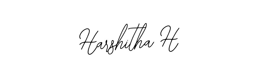 Make a short Harshitha H signature style. Manage your documents anywhere anytime using Bearetta-2O07w. Create and add eSignatures, submit forms, share and send files easily. Harshitha H signature style 12 images and pictures png