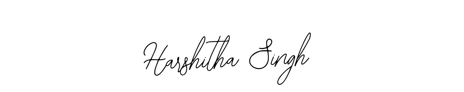 Design your own signature with our free online signature maker. With this signature software, you can create a handwritten (Bearetta-2O07w) signature for name Harshitha Singh. Harshitha Singh signature style 12 images and pictures png