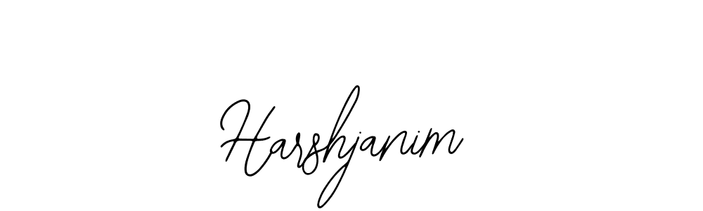 Design your own signature with our free online signature maker. With this signature software, you can create a handwritten (Bearetta-2O07w) signature for name Harshjanim. Harshjanim signature style 12 images and pictures png