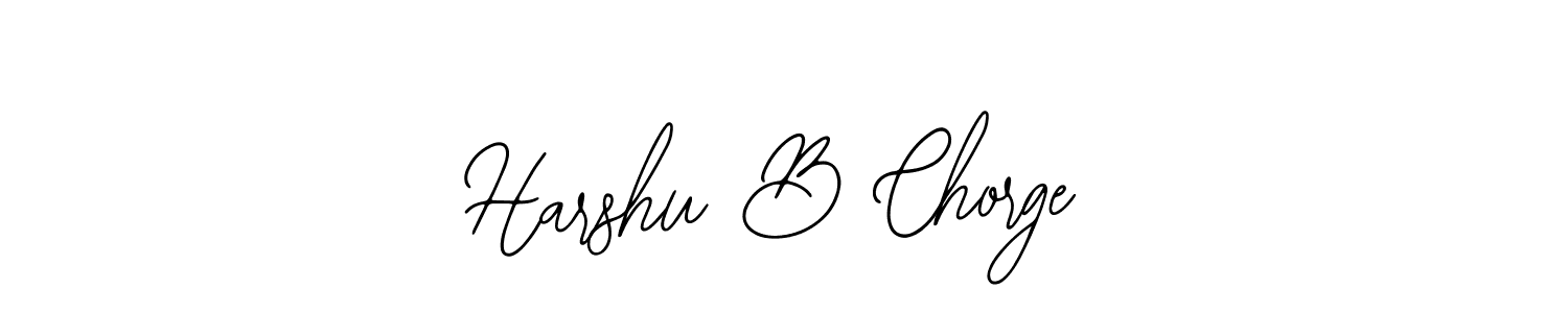 Similarly Bearetta-2O07w is the best handwritten signature design. Signature creator online .You can use it as an online autograph creator for name Harshu B Chorge. Harshu B Chorge signature style 12 images and pictures png